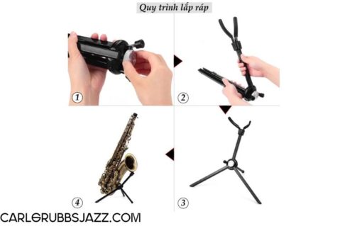 Giá Đỡ Kèn Saxophone Cao Cấp Có Thể Gấp Gọn